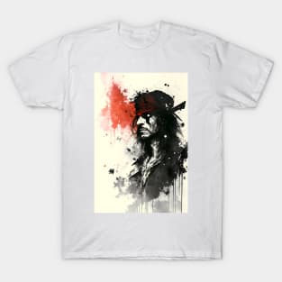 Undead Pirate Staring Into the Unknown T-Shirt